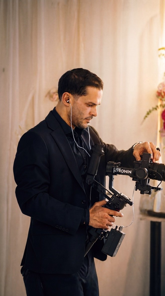 Ricardo Gamboa, founder of Vantage Studio, Miami wedding videographer